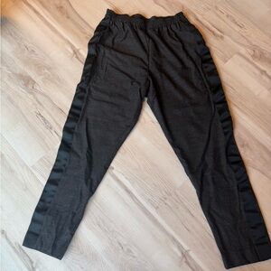 Eskandar Charcoal and Black Joggers